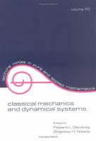Classical mechanics and dynamical systems /