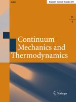 Continuum mechanics and thermodynamics.