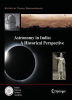Astronomy in India : a historical perspective /
