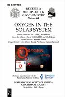 Oxygen in the solar system /