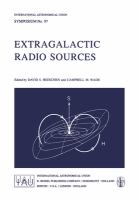 Extragalactic radio sources : Symposium no. 97 /
