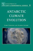 Antarctic climate evolution /