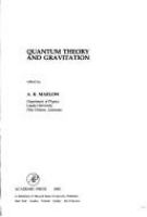 Quantum theory and gravitation /