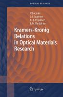 Kramers-Kronig relations in optical materials research /