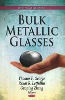 Bulk metallic glasses