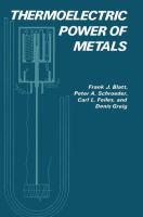 Thermoelectric power of metals /