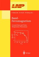 Band-ferromagnetism : ground-state and finite-temperature phenomena /