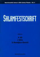 Salamfestschrift : a collection of talks from the Conference on Highlights of Particle and Condensed Matter Physics, ICTP, Trieste, Italy, 8-12 March 1993 /