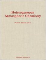 Heterogeneous atmospheric chemistry /