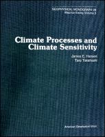 Climate processes and climate sensitivity /