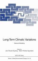 Long-term climatic variations : data and modelling /