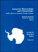 Antarctic meteorology and climatology : studies based on automatic weather stations /