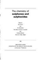 The Chemistry of sulphones and sulphoxides /