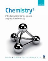 Chemistry3 : introducing inorganic, organic and physical chemistry /
