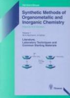 Synthetic methods of organometallic and inorganic chemistry : (Herrmann/Brauer) /