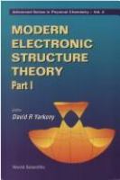 Modern electronic structure theory /