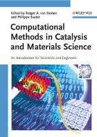 Computational methods in catalysis and materials science /