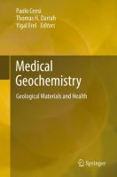 Medical geochemistry geological materials and health /