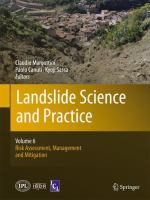 Landslide science and practice.