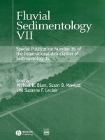 Fluvial sedimentology VII /