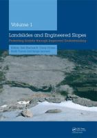 Landslides and engineered slopes : protecting society through improved understanding : proceedings of the 11th International and 2nd North American Symposium on Landslides and Engineered Slopes, Banff, Canada, 3-8 June 2012 /