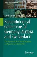 Paleontological Collections of Germany, Austria and Switzerland The History of Life of Fossil Organisms at Museums and Universities