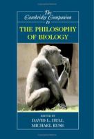 The Cambridge companion to the philosophy of biology /