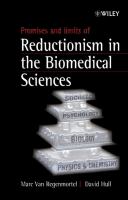 Promises and limits of reductionism in the biomedical sciences /