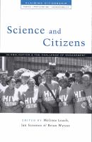 Science and citizens : globalization and the challenge of engagement /