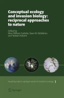 Conceptual ecology and invasion biology : reciprocal approaches to nature /