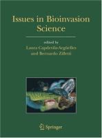 Issues in bioinvasion science : EEI 2003 : a contribution to the knowledge on invasive alien species /