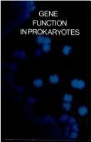 Gene function in prokaryotes /