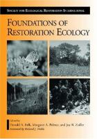 Foundations of restoration ecology /