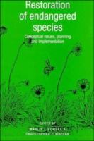 Restoration of endangered species : conceptual issues, planning, and implementation /