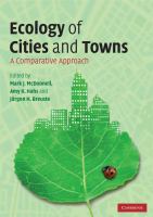 Ecology of cities and towns : a comparative approach /