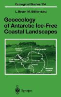 Geoecology of Antarctic ice-free coastal landscapes /