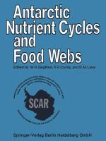 Antarctic nutrient cycles and food webs /