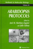 Arabidopsis protocols /