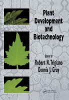 Plant development and biotechnology /