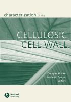 Characterization of the cellulosic cell wall /