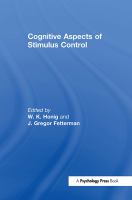 Cognitive aspects of stimulus control /