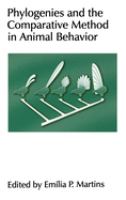 Phylogenies and the comparative method in animal behavior /
