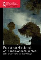 Routledge handbook of human-animal studies /
