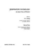 Respiratory physiology : an analytical approach /