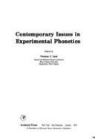 Contemporary issues in experimental phonetics /