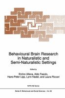 Behavioural brain research in naturalistic and semi-naturalistic settings /