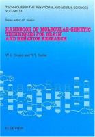 Handbook of molecular-genetic techniques for brain and behavior research /