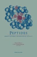 Peptides : design, synthesis, and biological activity /