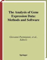 The analysis of gene expression data : methods and software /