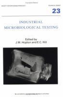 Industrial microbiological testing /
